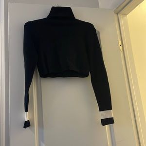 ZARA Knit Crop Turtleneck